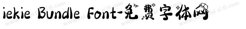 iekie Bundle Font字体转换